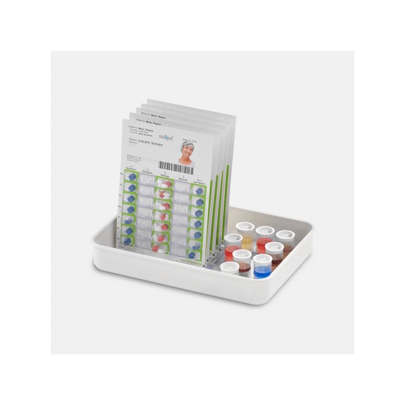 Medikamenten-Tablett Schwarz ® 9K + 12B-35