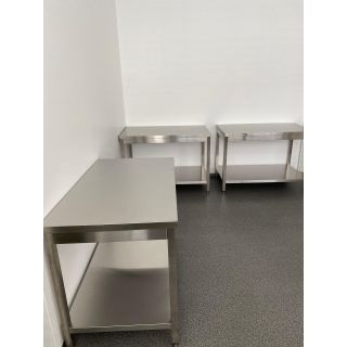 Stainless steel table large